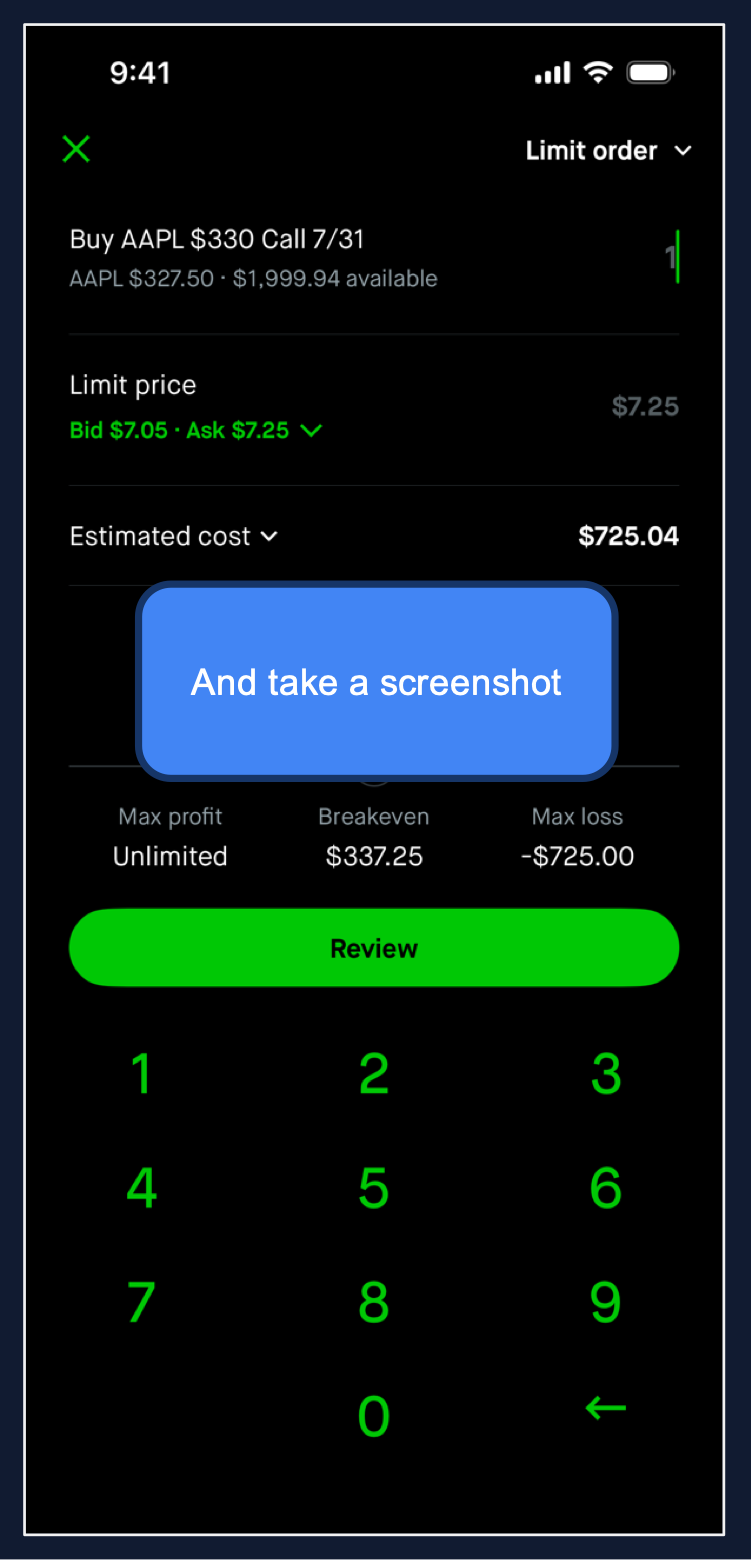 OptionsVision walkthrough slide 4